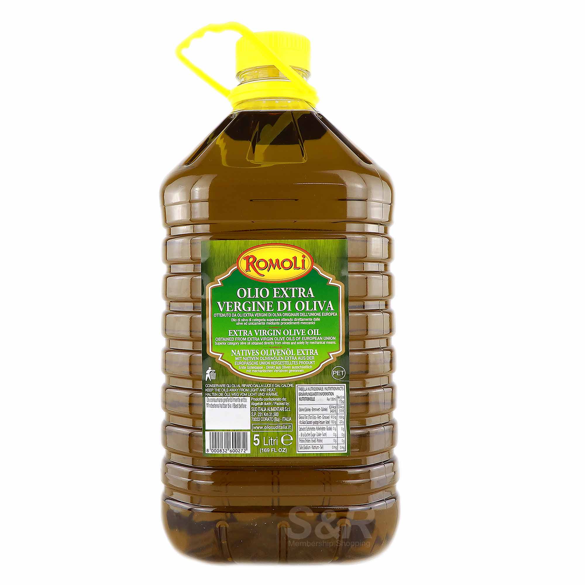Romoli Extra Virgin Olive Oil 5L